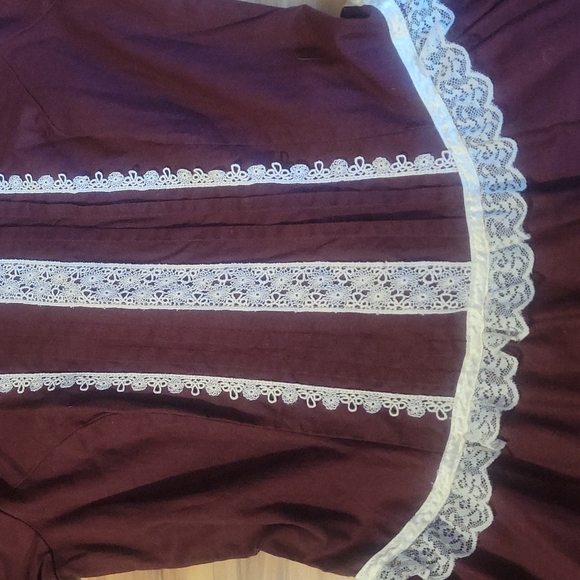 Vintage 70s Gunne Sax Junior Dress S - Picture 6 of 17